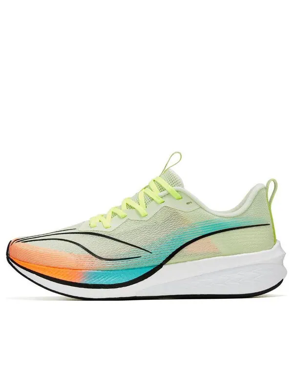 Кроссовки темная лошадка 6 Li-Ning — изображение 1 из 4, зеленый/оранжевый/белый