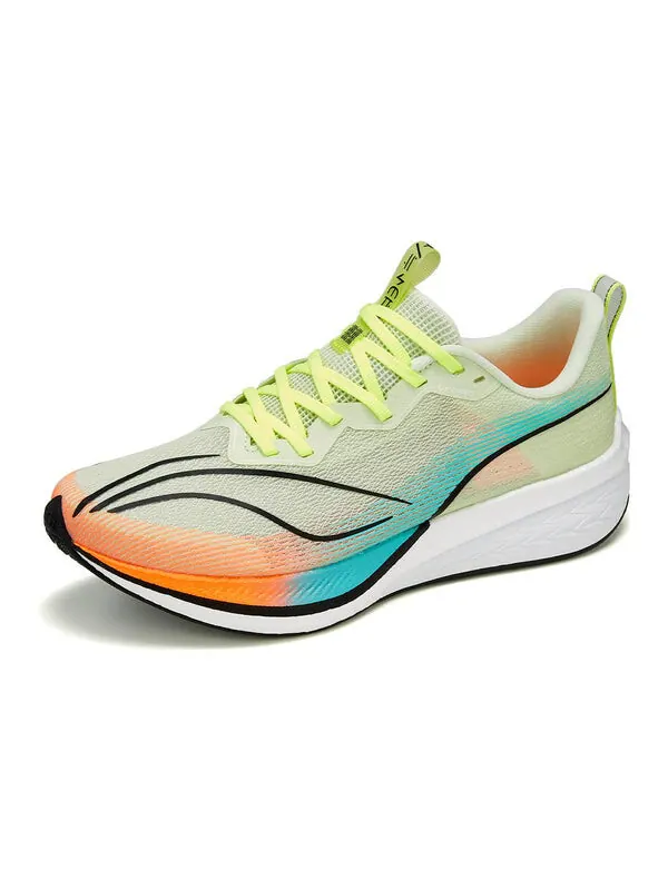 Кроссовки темная лошадка 6 Li-Ning — изображение 3 из 4, зеленый/оранжевый/белый