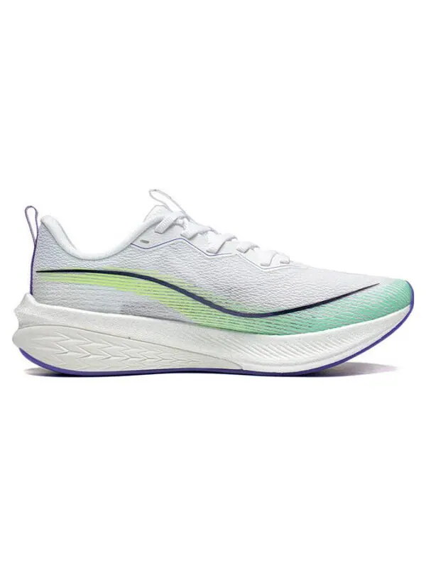 Кроссовки темная лошадка 6 Li-Ning — изображение 2 из 4, белый/зеленый/фиолетовый