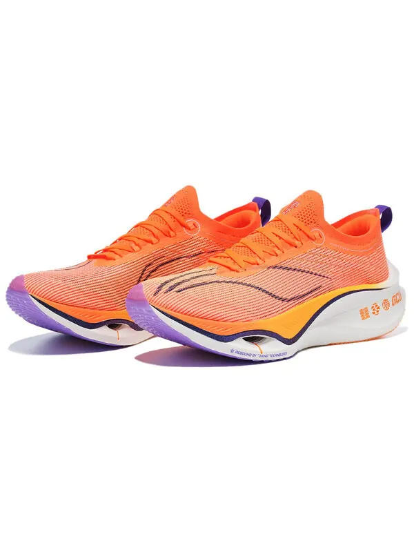 Кроссовки Li-Ning Feidian Ultra 3.0 'Neon Orange White' — изображение 3 из 4