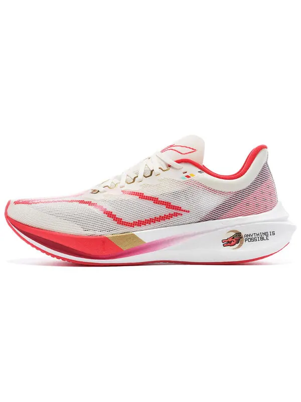 Кроссовки feidian challenger 3.0 Li-Ning — изображение 2 из 4, белый/красный