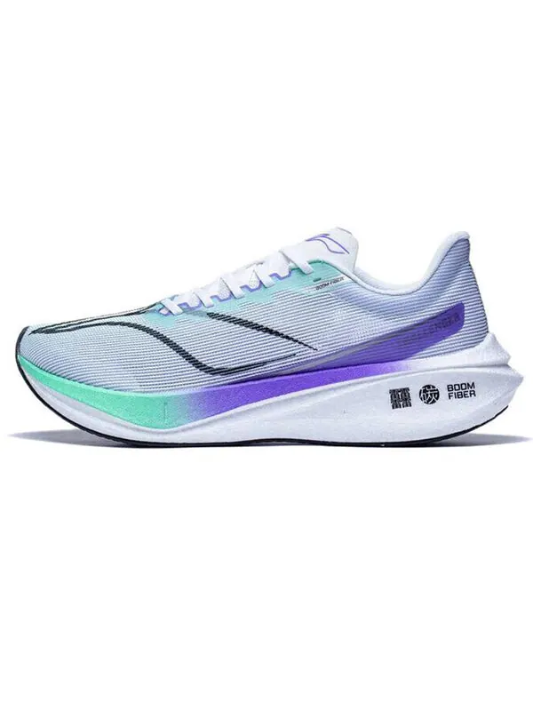 Кроссовки feidian 3 challenger Li-Ning — изображение 2 из 4, серый/фиолетовый/зеленый