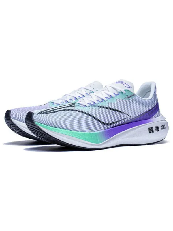 Кроссовки feidian 3 challenger Li-Ning — изображение 4 из 4, серый/фиолетовый/зеленый
