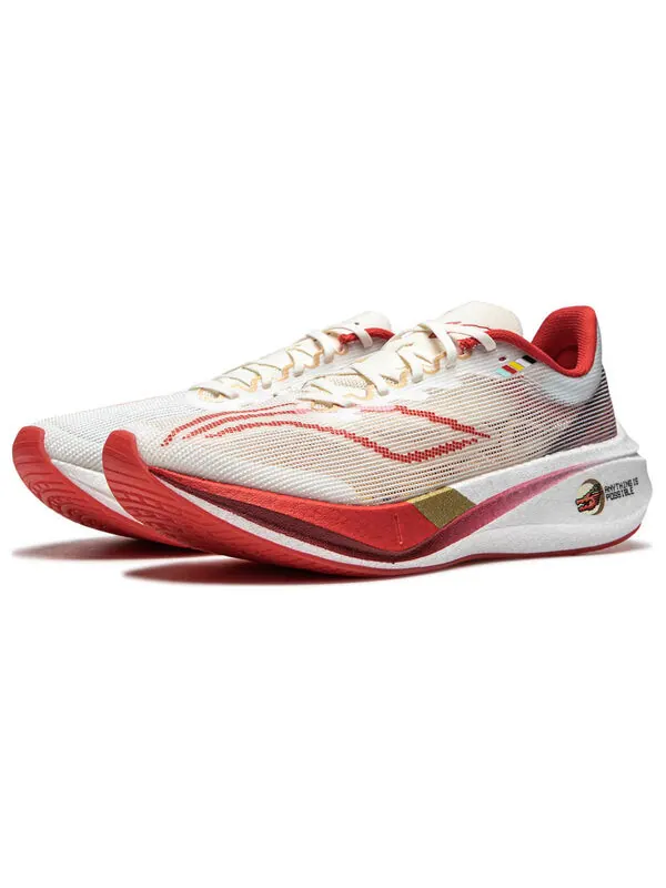 Кроссовки feidian 3 challenger год дракона Li-Ning — изображение 2 из 4, красный/белый