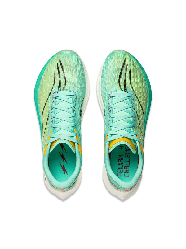 Кроссовки feidian 4 challenger Li-Ning — изображение 4 из 4, зеленый/желтый/белый