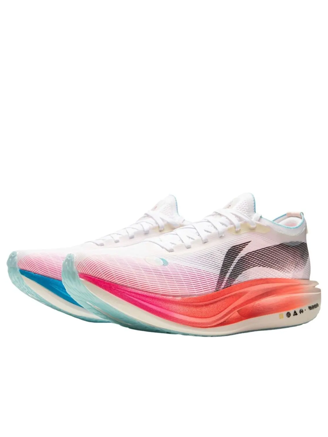Li-Ning Feidian 5 Elite «Бело-розовый» — изображение 3 из 5, белый/розовый