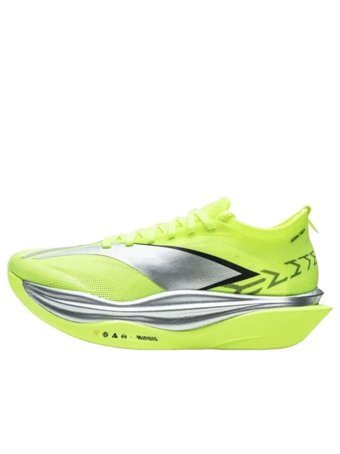 Li-Ning кроссовки Feidian 6 Elite зелено-серебристые — изображение 1 из 3, зеленый
