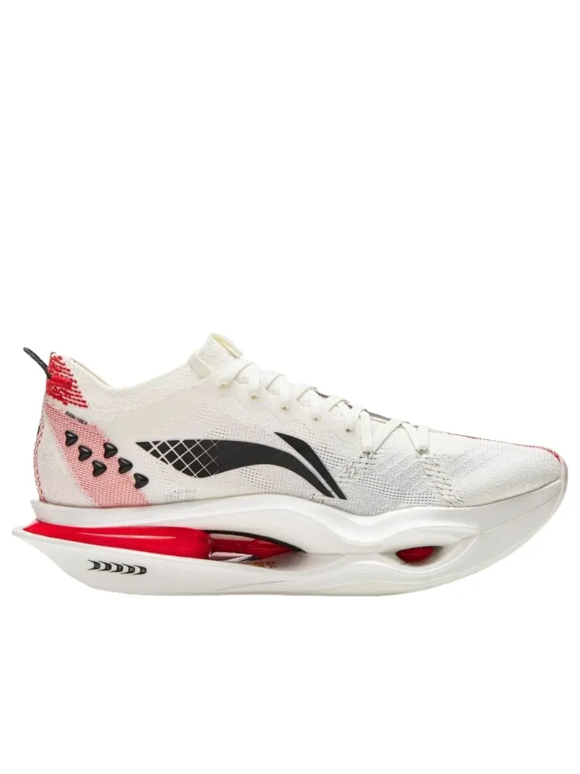 Кроссовки Li-Ning Feidian 6 Ultra 'Champagne White' — изображение 2 из 5, белый