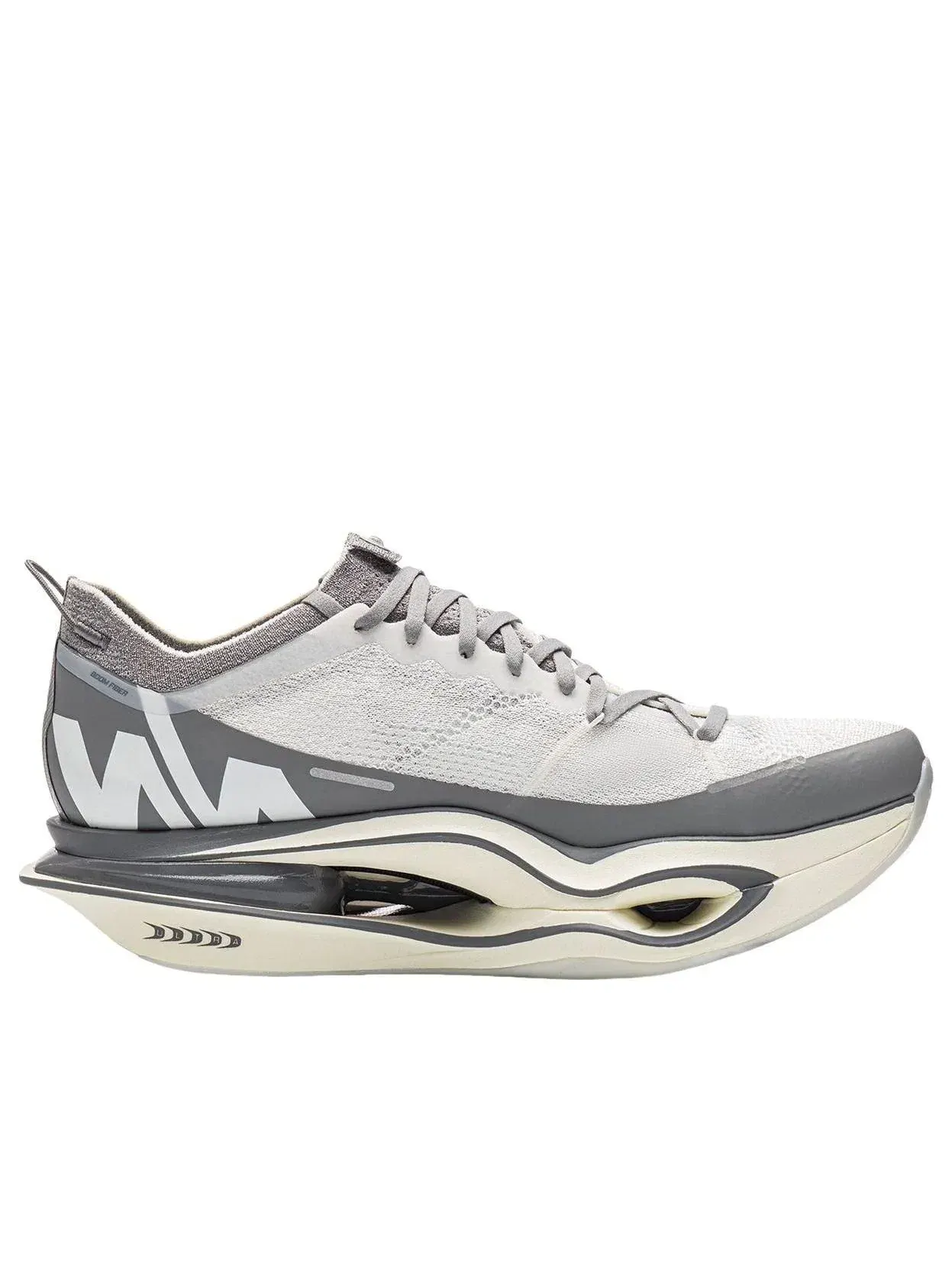 Мужские кроссовки для бега с шнуровкой Feidan 6 Ultra Li-Ning — изображение 2 из 8, белый