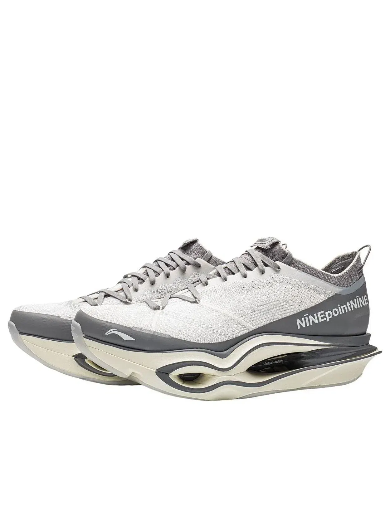 Мужские кроссовки для бега с шнуровкой Feidan 6 Ultra Li-Ning — изображение 3 из 8, белый