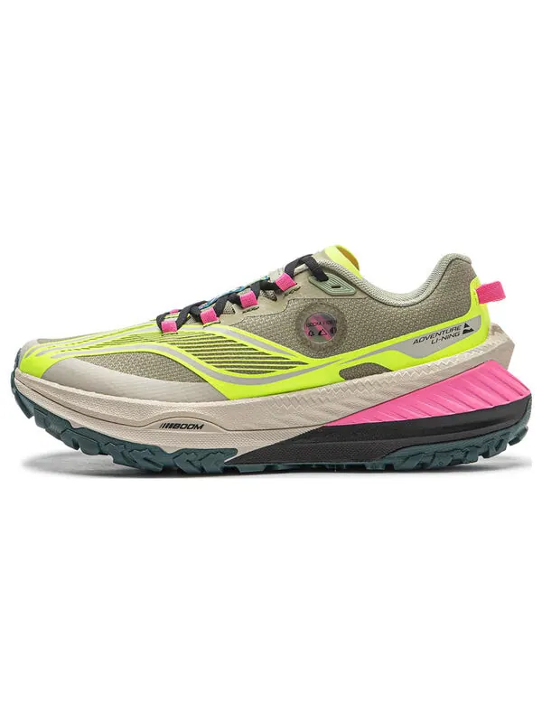 Кроссовки разбавленные Li-Ning — изображение 2 из 4, серый/желтый/розовый