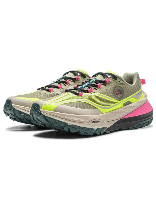 Кроссовки разбавленные Li-Ning — изображение 4 из 4, серый/желтый/розовый