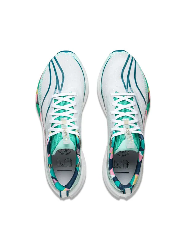 Кроссовки rouge rabbit 7 pro Li-Ning — изображение 4 из 4, белый/зеленый/мульти