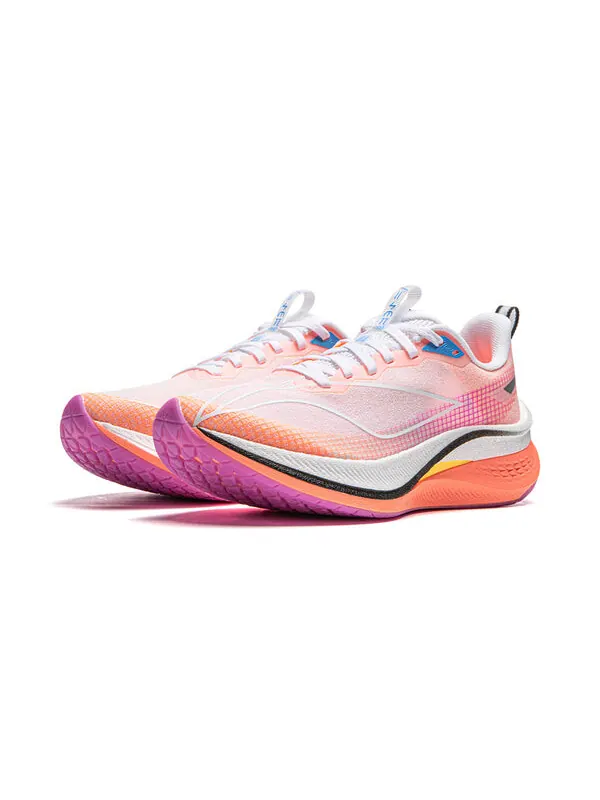 Кроссовки rouge rabbit 7 pro Li-Ning — изображение 3 из 4, белый/розовый/оранжевый