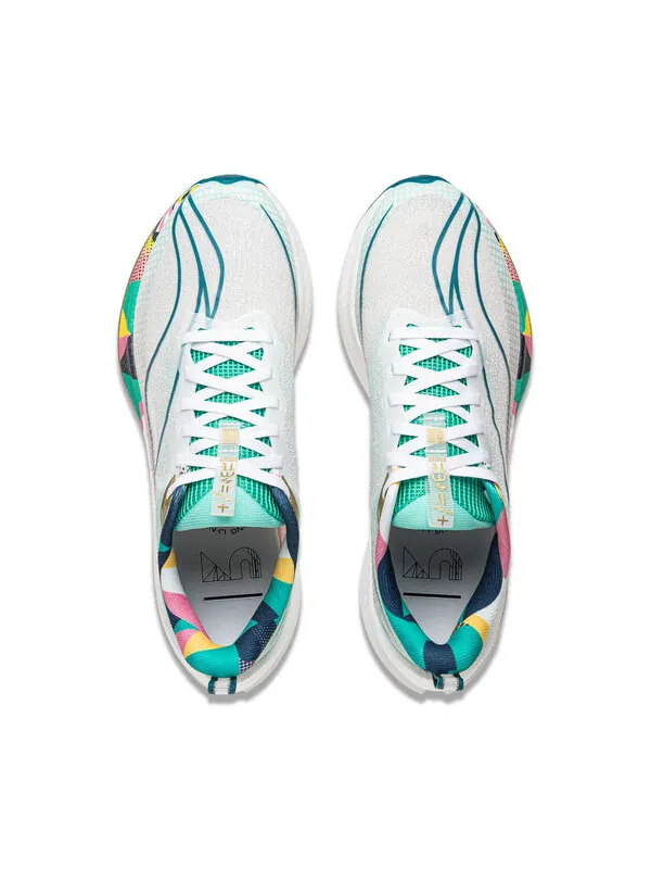Кроссовки rouge rabbit 7 pro Li-Ning — изображение 4 из 4, белый/зеленый/мульти