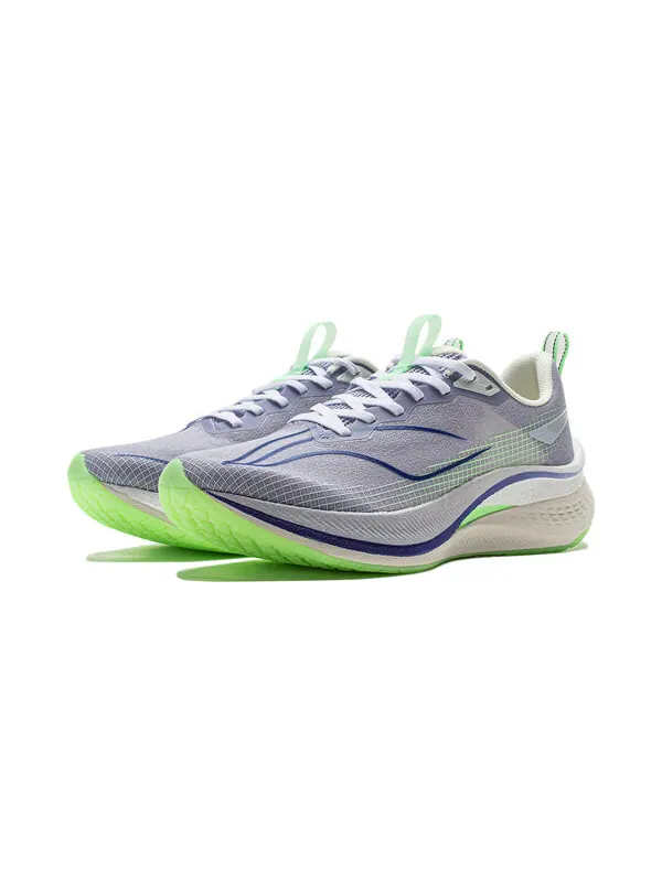 Кроссовки rouge rabbit Li-Ning — изображение 3 из 4, серый/синий/зеленый