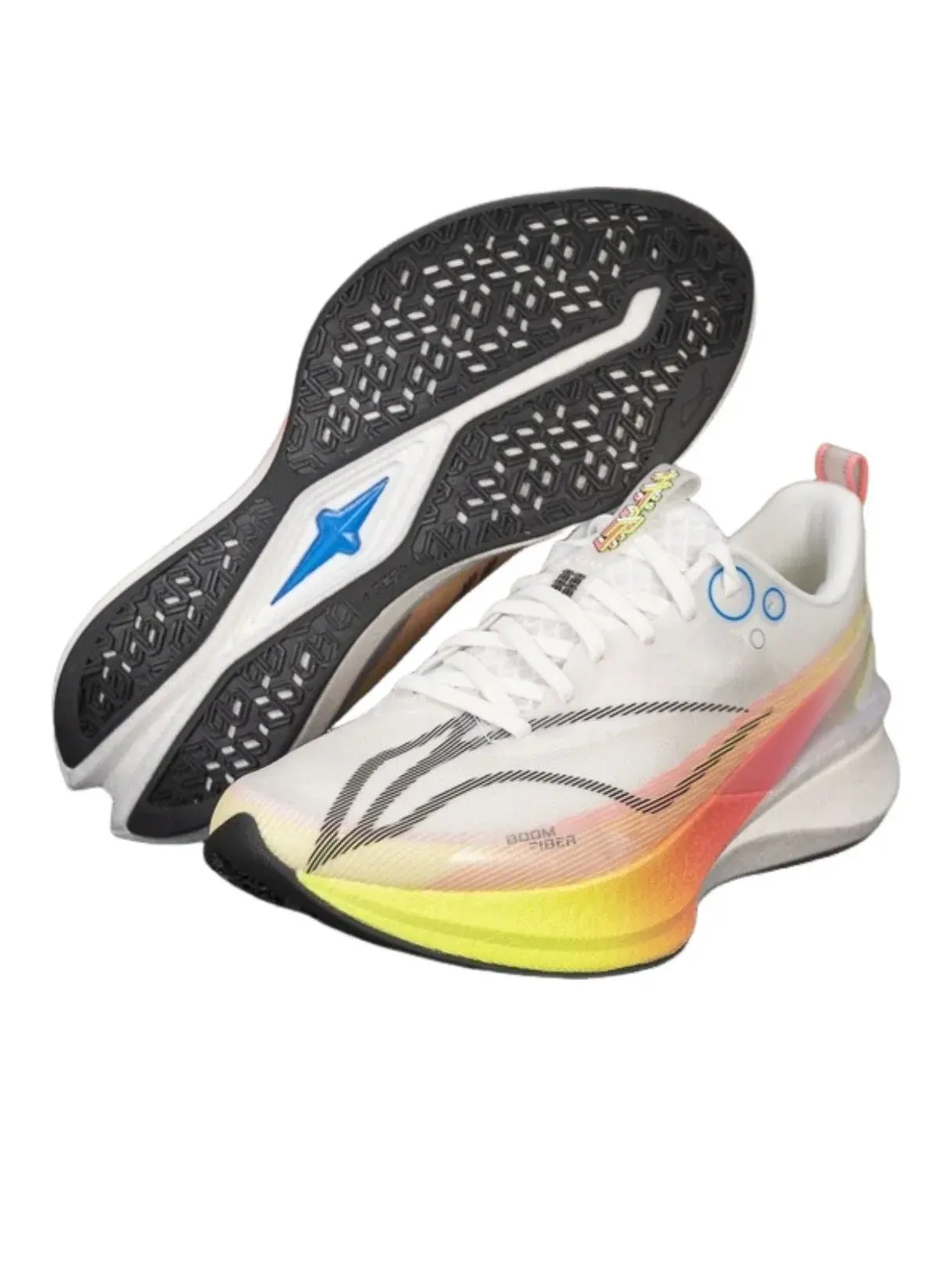 Кроссовки Li-Ning 8 Pro 'Бело-оранжевый' ARPV003-18 — изображение 4 из 4, белый