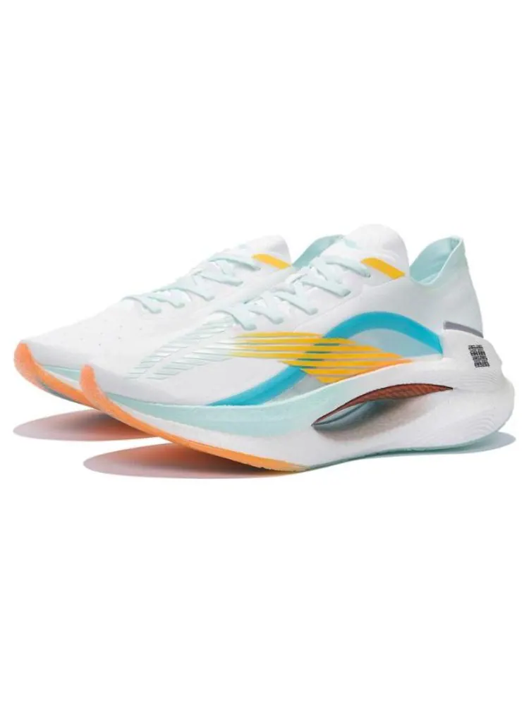 Беговые кроссовки Li-Ning Essential 'White Yellow Blue' — изображение 4 из 5