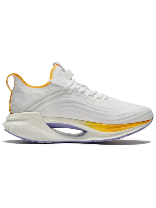 Кроссовки shadow essential низкие Li-Ning — изображение 2 из 4, белый/желтый