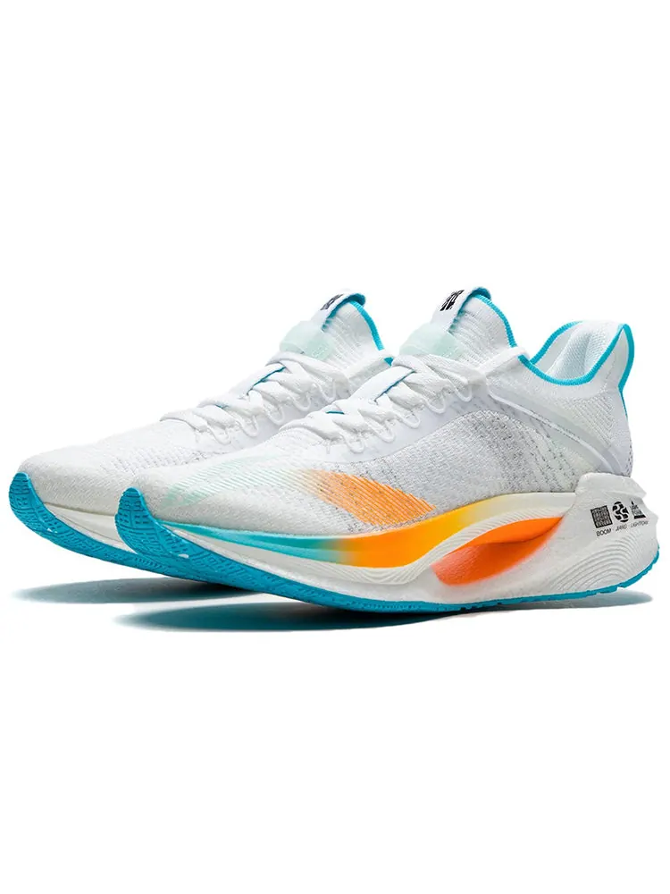 Беговые кроссовки Li-Ning Essential 'White Blue Orange' — изображение 3 из 7