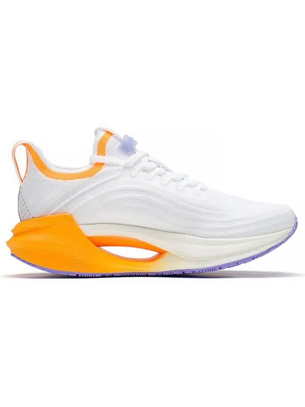 Кроссовки цзюэ ин основные Li-Ning — изображение 2 из 4, белый/фиолетовый/желтый