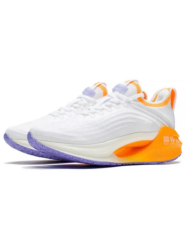 Кроссовки цзюэ ин основные Li-Ning — изображение 3 из 4, белый/фиолетовый/желтый