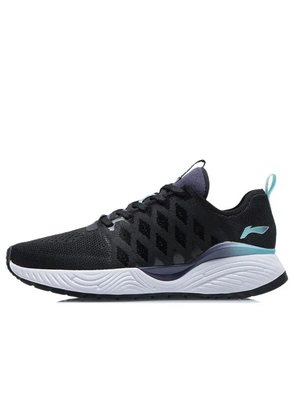 Кроссовки мягкие промежуточные Li-Ning — изображение 1 из 4, черный/зеленый/белый