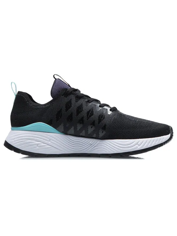 Кроссовки мягкие промежуточные Li-Ning — изображение 2 из 4, черный/зеленый/белый