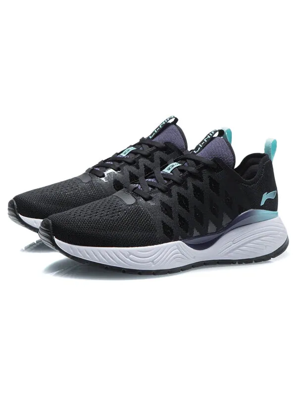 Кроссовки мягкие промежуточные Li-Ning — изображение 3 из 4, черный/зеленый/белый