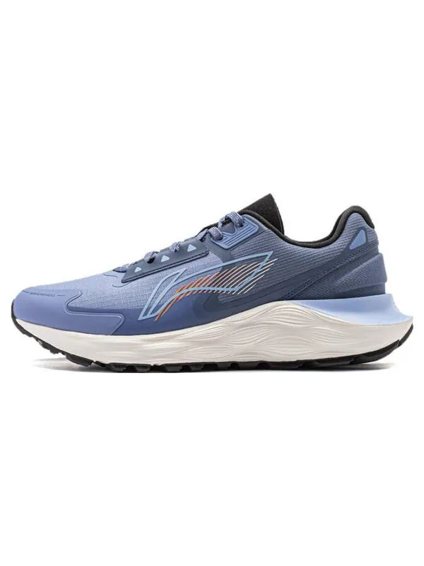 Кроссовки королевский ветер Li-Ning — изображение 2 из 4, серый/синий/белый