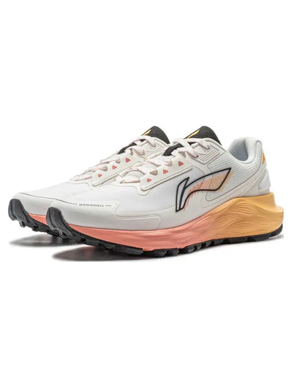 Кроссовки королевский ветер Li-Ning — изображение 4 из 4, белый/желтый/розовый