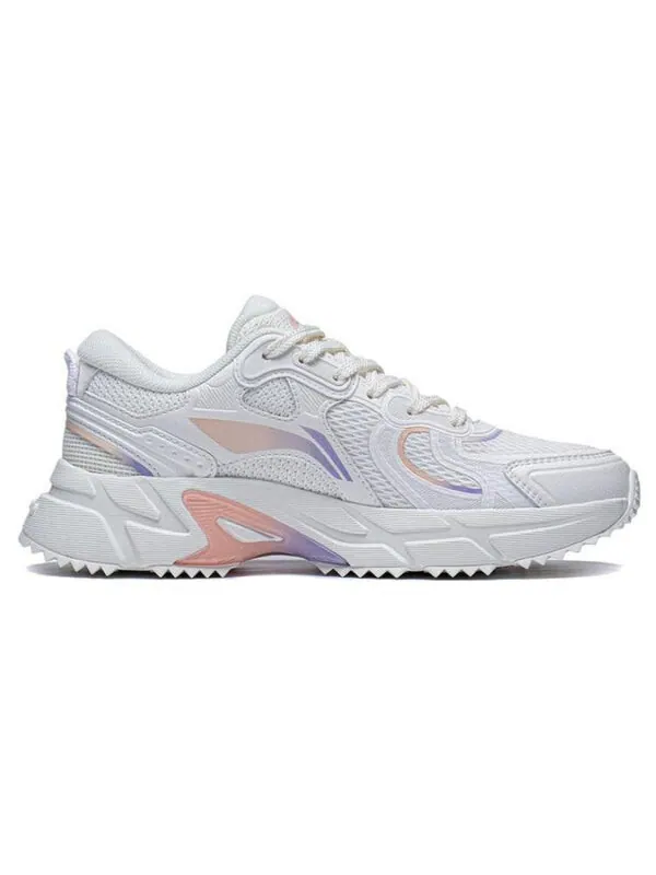Кроссовки шигуан Li-Ning — изображение 2 из 4, белый/фиолетовый/розовый