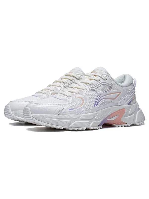 Кроссовки шигуан Li-Ning — изображение 3 из 4, белый/фиолетовый/розовый