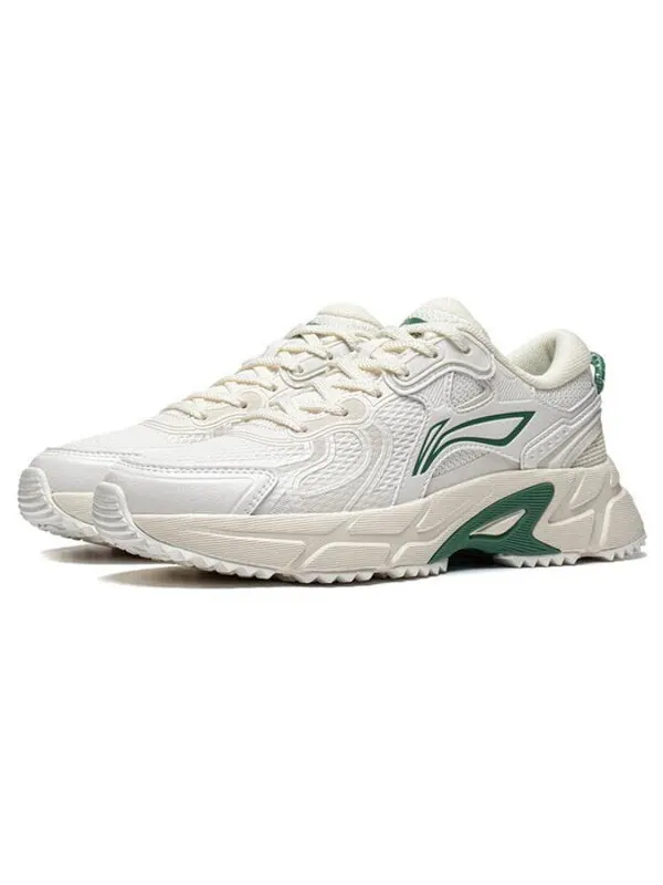 Кроссовки шигуан Li-Ning — изображение 3 из 4, белый/зеленый