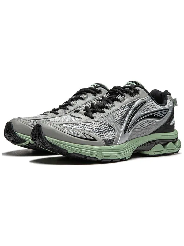 Кроссовки fuyao 2.0 Li-Ning — изображение 2 из 4, серый/черный/зеленый