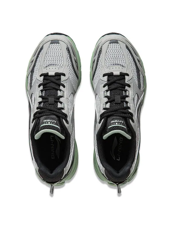 Кроссовки fuyao 2.0 Li-Ning — изображение 3 из 4, серый/черный/зеленый