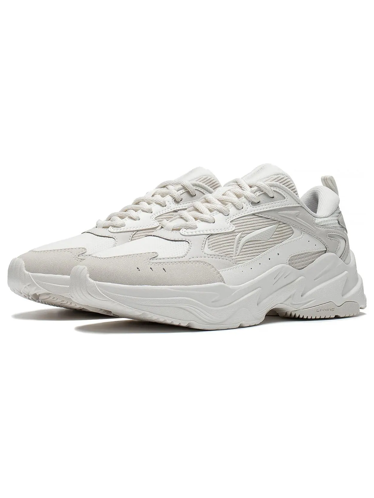Li-Ning (WMNS) Ли-Нин Цисин «Бежевый» — изображение 3 из 7, бежевый/белый