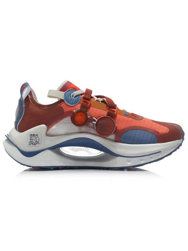 Кроссовки цзюэ ин crc Li-Ning — изображение 2 из 4, оранжевый/синий/серый
