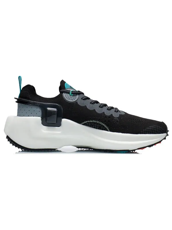 Кроссовки ветрозащитный диапазон необходимый Li-Ning — изображение 2 из 4, черный/серый/белый