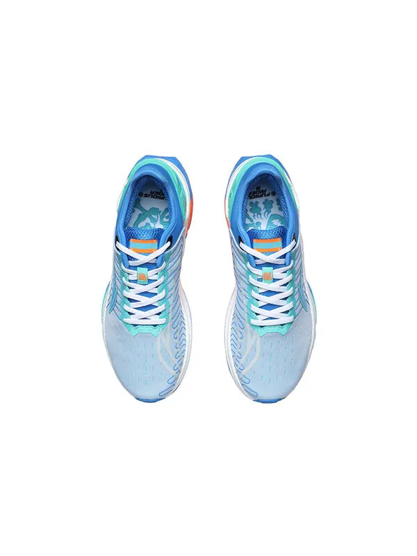 Кроссовки яростный гонщик 5 Li-Ning — изображение 4 из 4, синий/оранжевый/белый