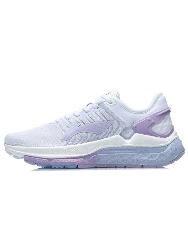 Кроссовки яростный гонщик 5 Li-Ning — изображение 2 из 4, белый/фиолетовый