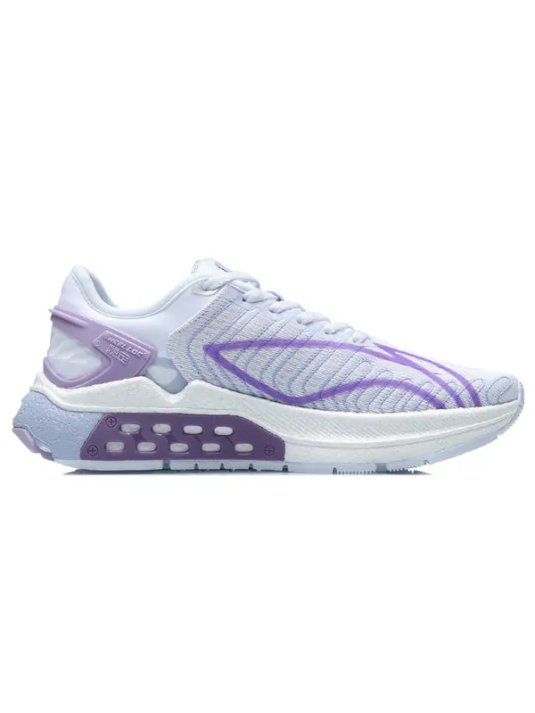 Кроссовки яростный гонщик 5 Li-Ning — изображение 3 из 4, белый/фиолетовый