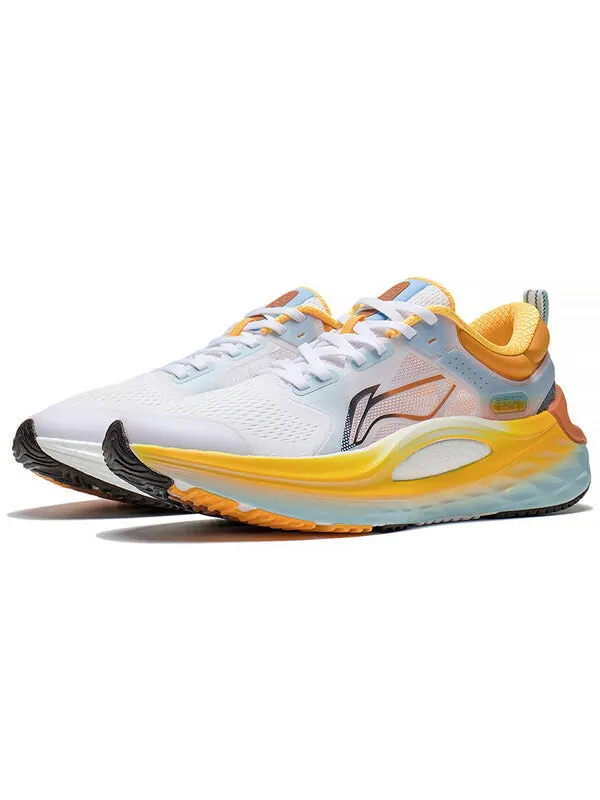 Кроссовки яростный гонщик 6 Li-Ning — изображение 3 из 4, белый/желтый/синий