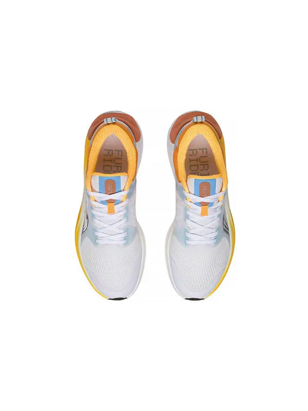 Кроссовки яростный гонщик 6 Li-Ning — изображение 4 из 4, белый/желтый/синий
