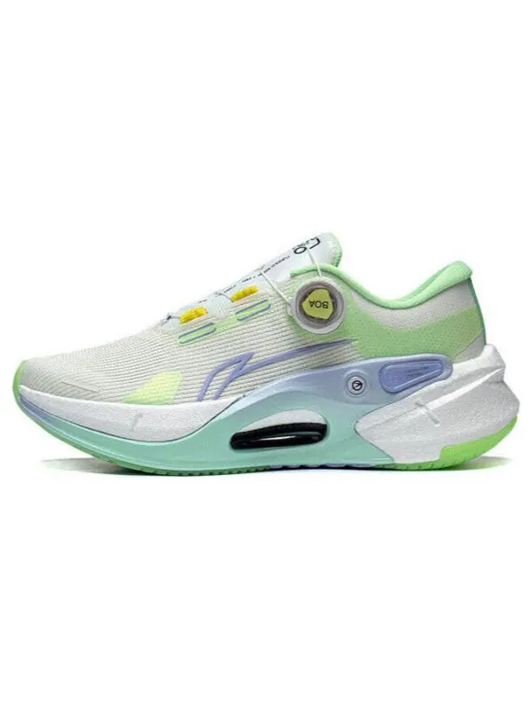 Кроссовки furious rider 7 pro Li-Ning — изображение 2 из 4, белый/зеленый/фиолетовый