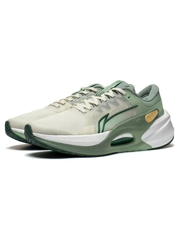 Кроссовки яростный гонщик 7 Li-Ning — изображение 3 из 4, зеленый/желтый