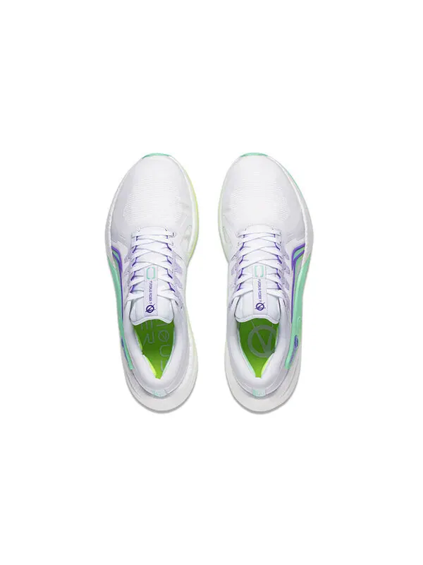 Кроссовки яростный гонщик 7 Li-Ning — изображение 3 из 4, белый/фиолетовый/зеленый