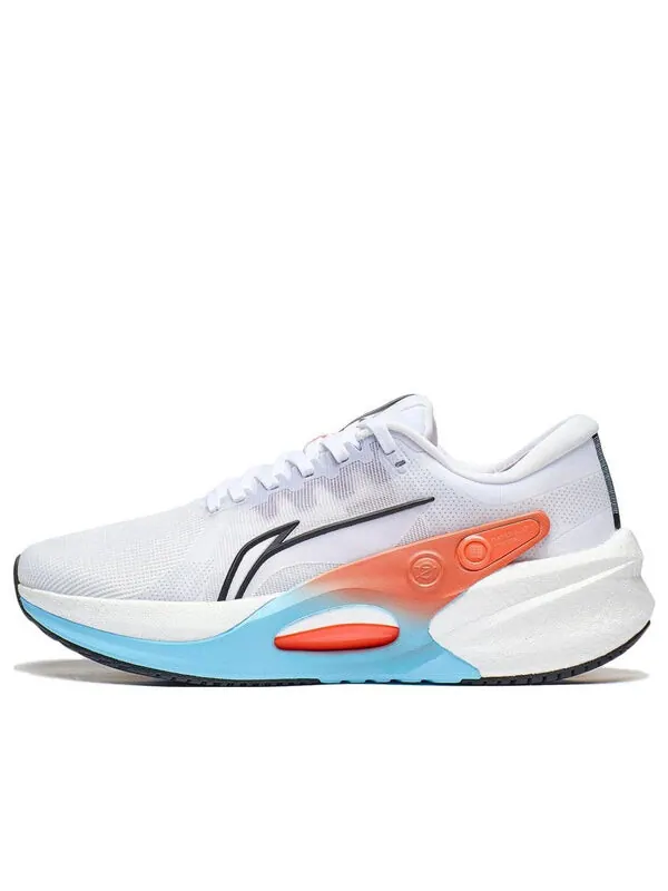 Кроссовки яростный гонщик 7 Li-Ning — изображение 1 из 4, белый/оранжевый/синий