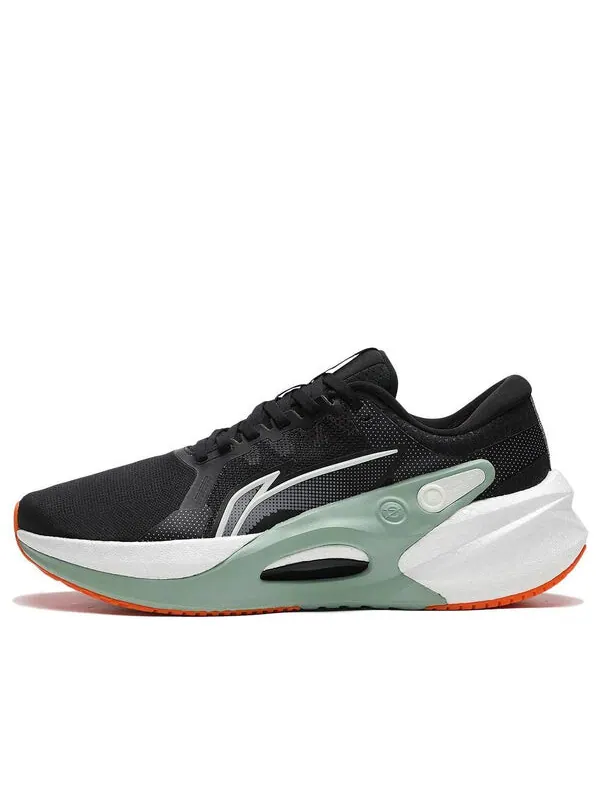 Кроссовки яростный гонщик 7 Li-Ning — изображение 1 из 4, черный/зеленый/оранжевый