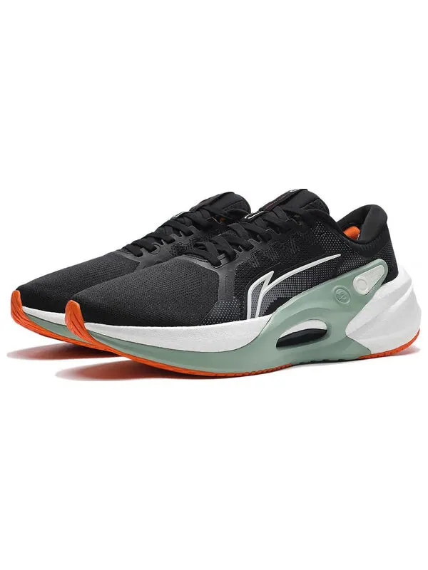 Кроссовки яростный гонщик 7 Li-Ning — изображение 3 из 4, черный/зеленый/оранжевый